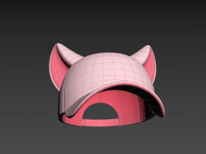 Prop032 Cat Cap 3D Model