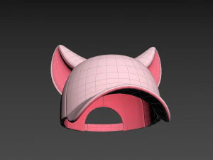 Prop032 Cat Cap 3D Model