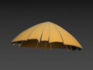 Prop033 Бамбуковий капелюх 3D Модель