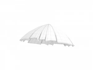 Prop033 Бамбуковий капелюх 3D Модель