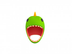 Prop034 Dinosaur Hat 3D मॉडल