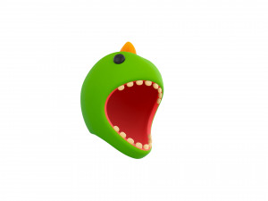 Prop034 Dinosaur Hat 3D मॉडल