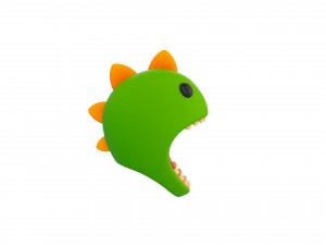 Prop034 Dinosaur Hat 3D मॉडल