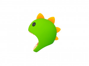 Prop034 Dinosaur Hat 3D मॉडल