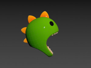 Prop034 Dinosaur Hat 3D मॉडल