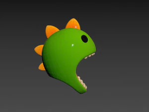 Prop034 Dinosaur Hat 3D Model