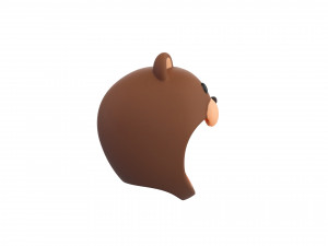 Prop036 Bear Hat 3Dモデル