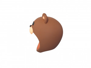 Prop036 Bear Hat 3Dモデル