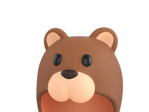 Prop036 Bear Hat 3Dモデル