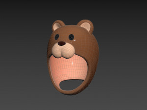 Prop036 Bear Hat 3Dモデル