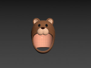 Prop036 Bear Hat 3Dモデル