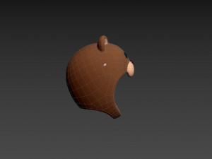 Prop036 Bear Hat 3Dモデル