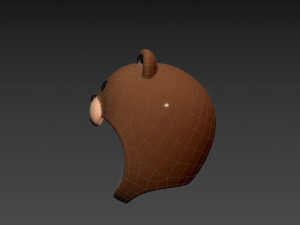 Prop036 Bear Hat 3Dモデル