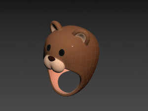 Prop036 Bear Hat 3Dモデル