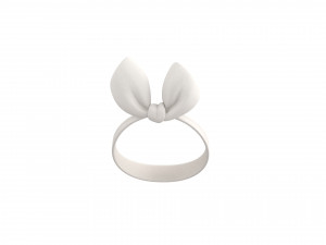 Prop038 White Headband 3D Model