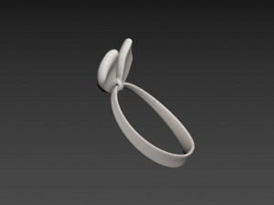Prop038 White Headband 3D Model