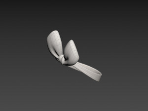 Prop038 White Headband 3D Model
