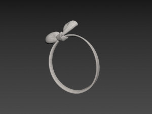 Prop038 White Headband 3D Model