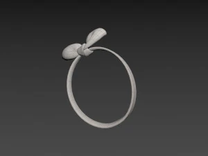 Prop038 White Headband 3D Model