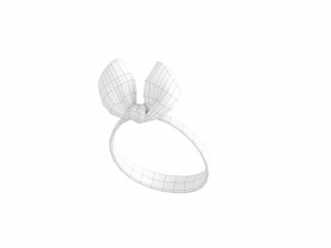 Prop038 White Headband 3D Model