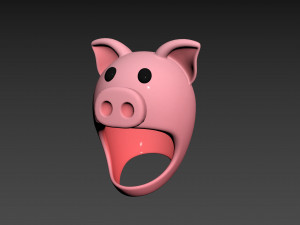 Prop039 Pig Hat Modelo 3D