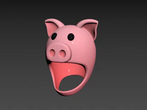 Prop039 Pig Hat 3D Model