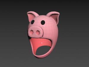 Prop039 Pig Hat Modelo 3D