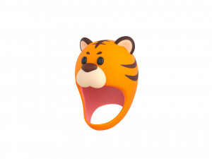 Prop040 Tiger Hat 3D 모델