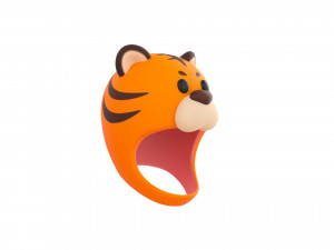 Prop040 Tiger Hat Modelo 3D