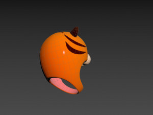 Prop040 Tiger Hat Modelo 3D