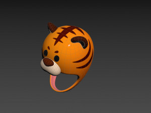 Prop040 Tiger Hat Modelo 3D