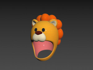 Prop041 Lion Hat 3D मॉडल
