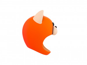 Prop043 Red Panda Hat 3D 模型