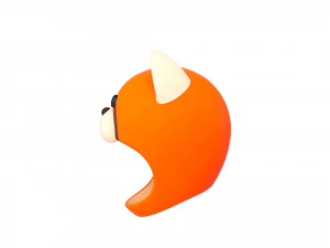 Prop043 Red Panda Hat 3D Model