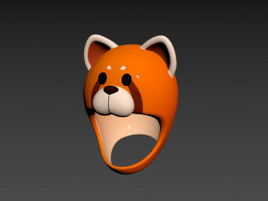 Prop043 Red Panda Hat 3D 模型