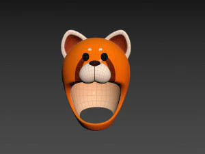 Prop043 Red Panda Hat 3D Model