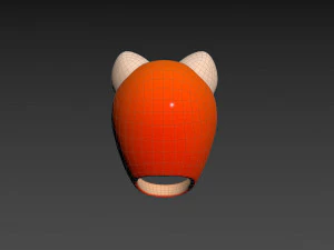 Prop043 Red Panda Hat 3D Model