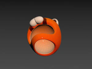Prop043 Red Panda Hat 3D Model