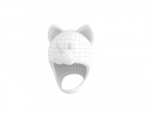Prop043 Red Panda Hat 3D Model