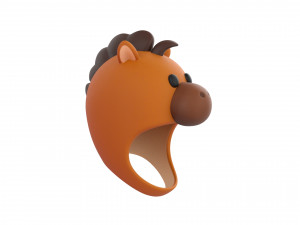 Prop047 Horse Hat 3D Model
