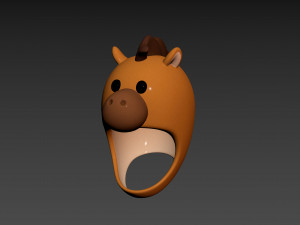 Prop047 Horse Hat 3D Model