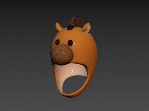 Prop047 Horse Hat 3D Model