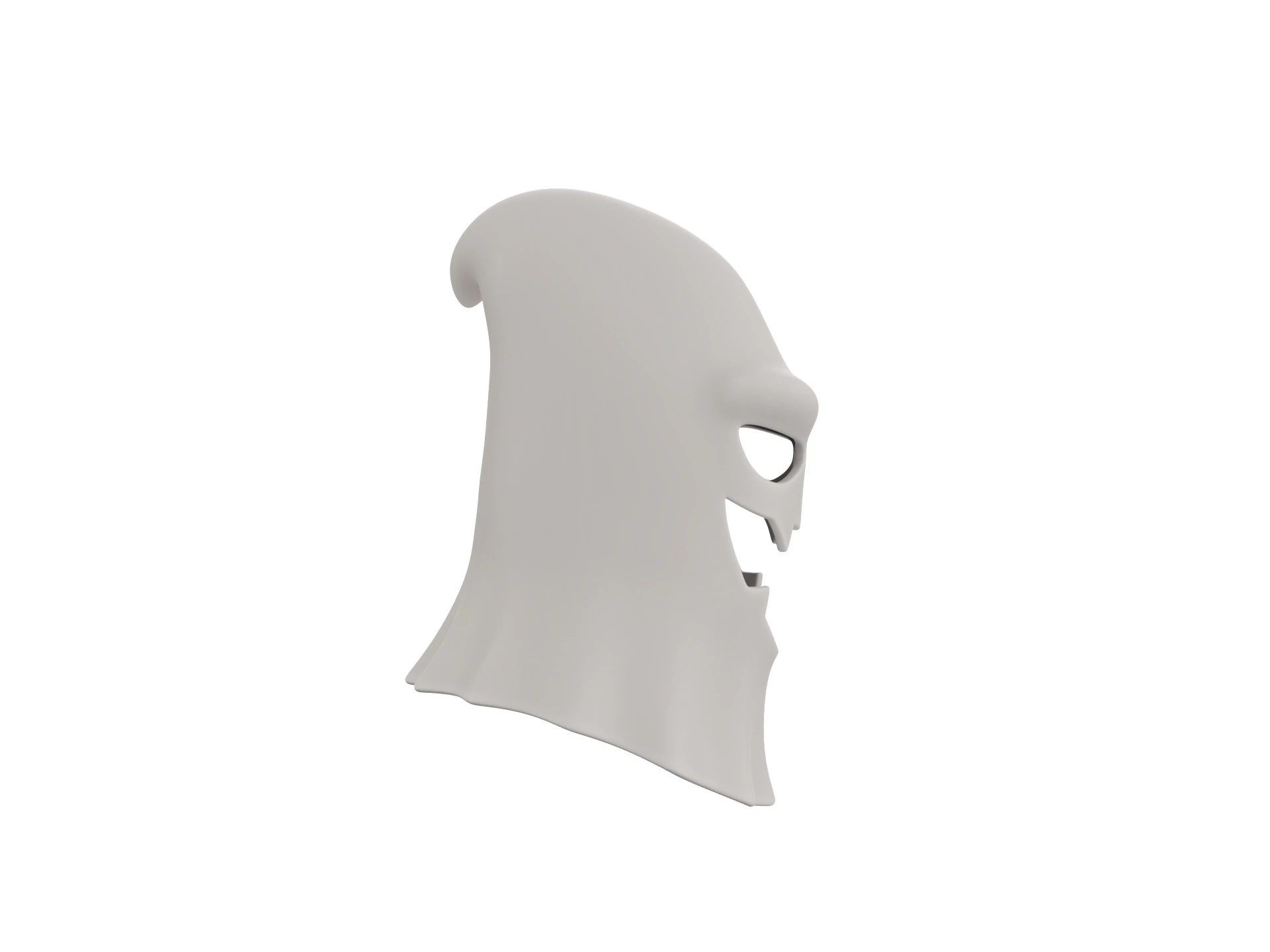 Prop049 Halloween Mask 3D Model .c4d .max .obj .3ds .fbx .stl .blend 