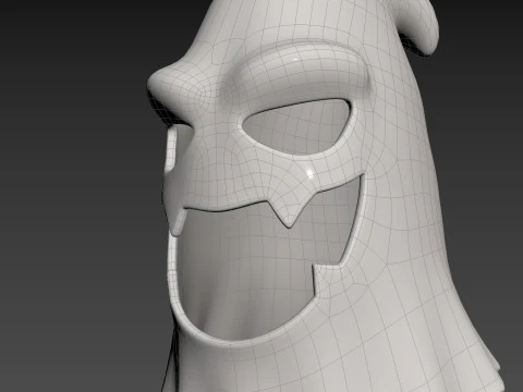 Prop049 Halloween Mask 3D Model