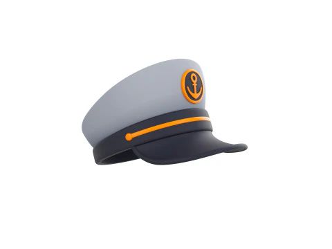 Prop051 Captain Hat 3D Model