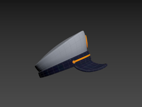 Prop051 Captain Hat 3D Модель
