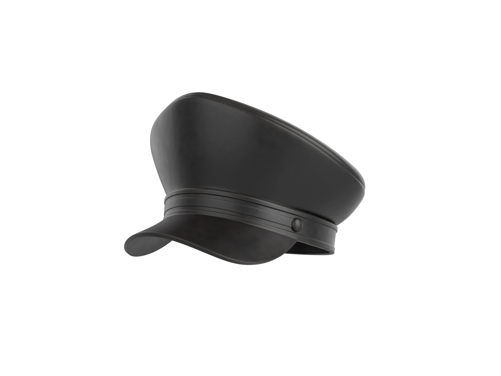 Prop052 Leather Hat 3D Model .c4d .max .obj .3ds .fbx .stl .blend 