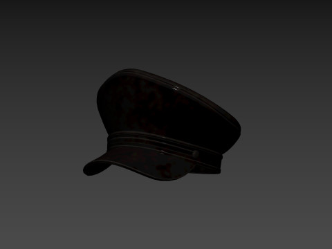 Prop052 Leather Hat 3D Model