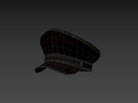 Prop052 Leather Hat 3D Model