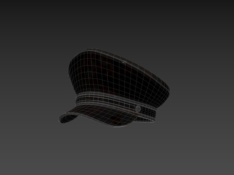 Prop052 Leather Hat 3D Model